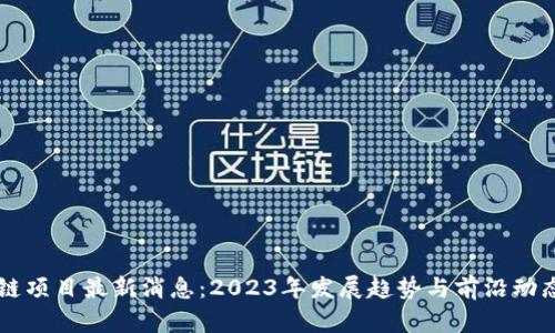 区块链项目最新消息:2023年发展趋势与前沿动态分析