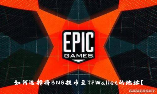如何选择将BNB提币至TPWallet的地址？